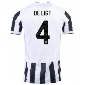 Jalkapallo Pelipaidat Juventus Matthijs de Ligt 4 Kotipaita 2021-2022 Lyhythihainen